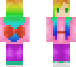 rainbow lady