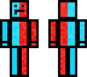 red and blue tapl