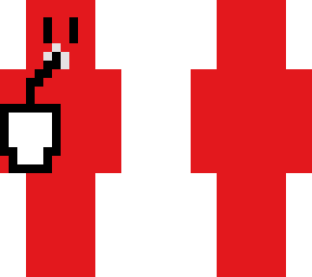 red dude drinking