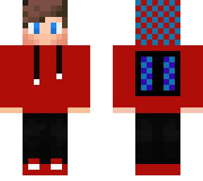 red hoodie boy