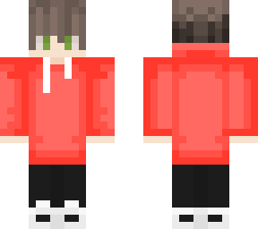 red pastel hoodie