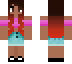 tan girl with red hair
