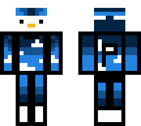 white duck blue