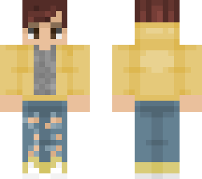 yellow hoody on boy