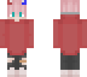 zerotwo boy with blue horn