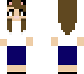 anime school girl with ears (remake)