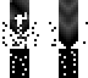 black and white
