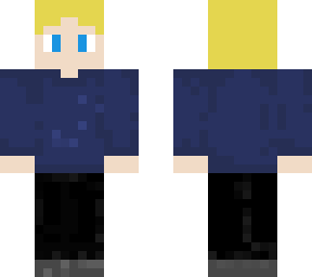 blonde, blue eyes