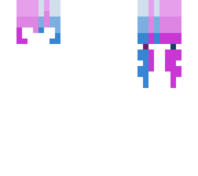 blue and pink