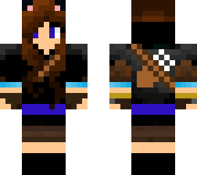 blue cat girl