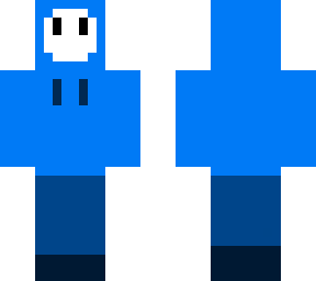blue man