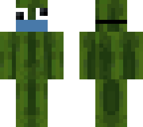 cucumber with a mask