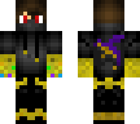 golden armor black dragon boy