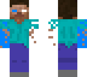 good herobrine with blue powers + white powers