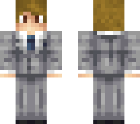 gray suit