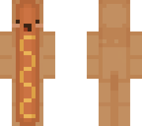 hot dog, but with arms. (i did not design the hotdog)