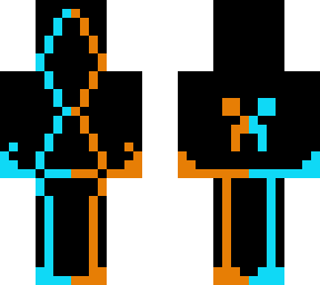 inpasible blue and orange