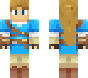 long haired link botw