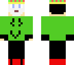 masked boy 3 with a crown
