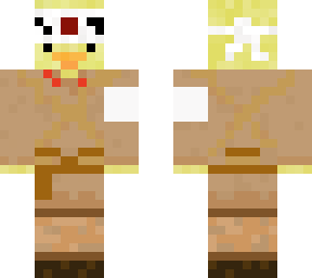 ninja duck but with bigger big and higher eyes