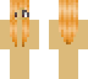 orange hair and skin color template