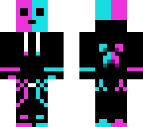 pink and blue slime