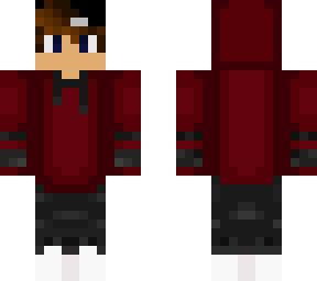red hoodie