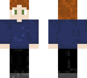 reddish brown haired boy