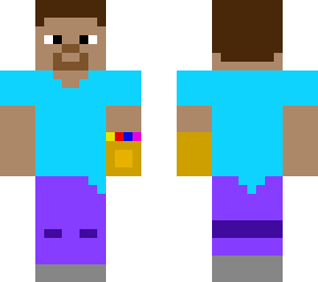 steve with infinity gauntlet