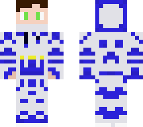 white blue gamer