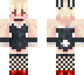 Deku Izuku In A Maiden Maid Outfit Minecraft Skin
