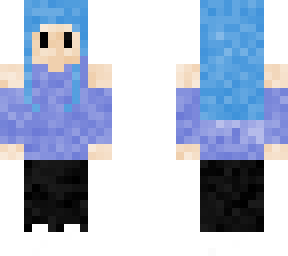 black, purple, blue
