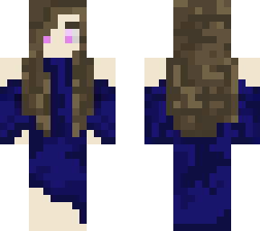 blue dress girl