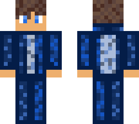 blue hoodie