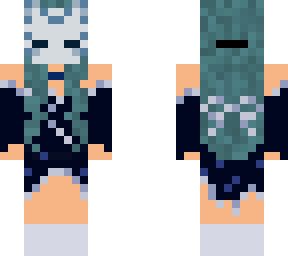 Blue Kitsune | Minecraft Skin