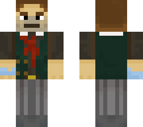 booker dewitt (blue wrapping on hand)