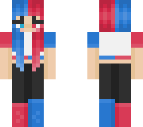 chapter the flag red and blue girl no bangs