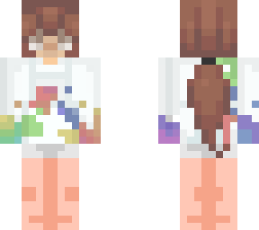 cool rainbow girl