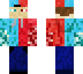 cool red and blue guy