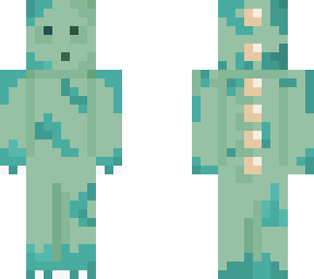 light green/teal tie dye dinosaur