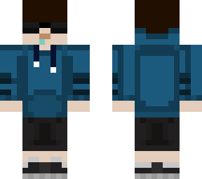 my  oc's blue version v.4 with sunglasses (fixed)