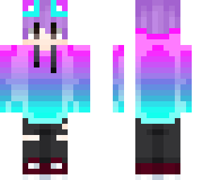 neon neko boy cat