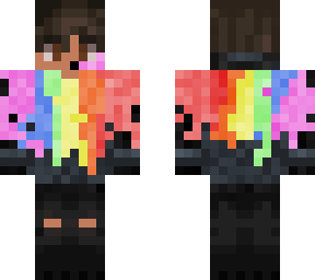 paint splattered gamer boy