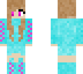 pink and blue girl by: dizy
