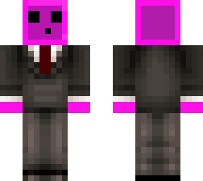purple slime with suit