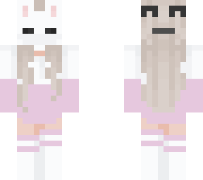 rabbit mask girl edit not my skin