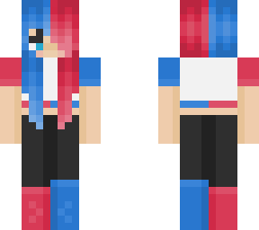 red and blue girl (for chapter the flag)