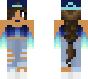 siris teal/blue ombre
