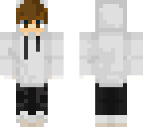 white hoodie