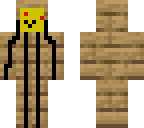 wood plank spoopy guy